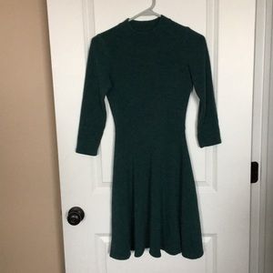 Junior Green Sweater Dress